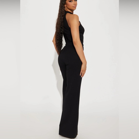 Fashion Nova Kaylee Chain Jumpsuit - Black Size M - Picture 3 of 9